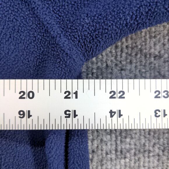 Red Oak Men's 1/4 Zip Fleece Jacket Blue Medium Notre Dame Embroidered - Picture 13 of 13